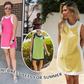 📢📢50%  OFF !! ⏰Women's Casual Color Block Sleeveless Tops Matching Shorts