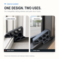 💥LAST DAY BUY 1 GET 1 FREE🥳Secure Track Door Stop – Absorbs impact, reduces slamming & protects rails. Compact locking design – fits sliding windows & balcony doors! 🛡️🔇