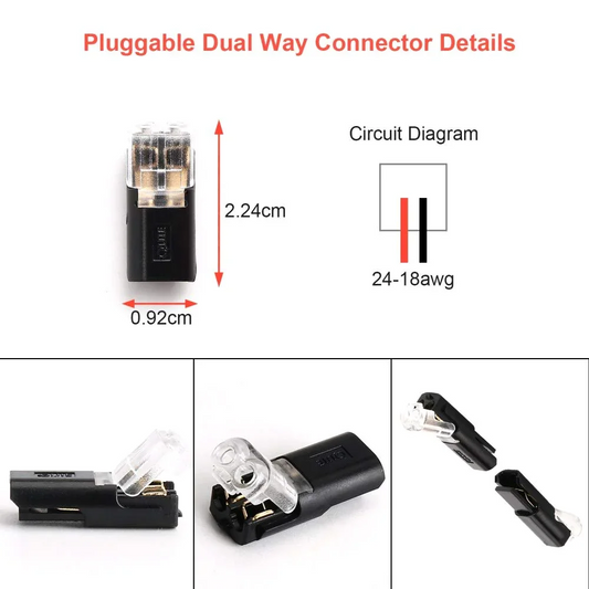 🔥 LAST DAY PROMOTION - 49%OFF 🏆Double-wire Plug-in Connector With Locking Buckle🔩🔒