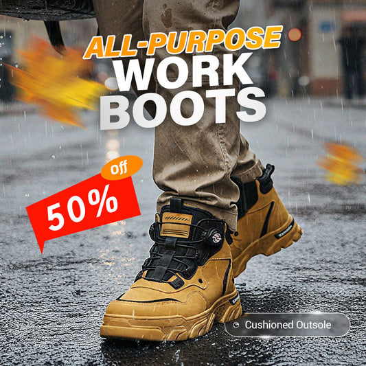 ⏳Limited-time 50% off⏰Men's outdoor swivel buckle work shoes🥾