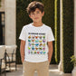 Kids Dinosaur Alphabet Graphic T-Shirt