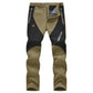 🏆LAST DAY SALE 49% OFF!!🔥Men's Waterproof Winter Trousers with Fleece Lining Cargo Pants