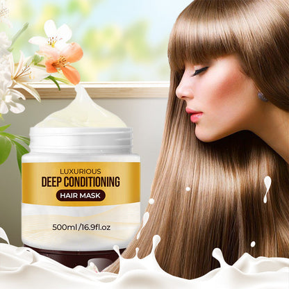 Collagen Hair Treatment Deep Repair Conditioning Argan Oil Collagen Hair Mask Essence for Dry Damaged Hair All Hair Types