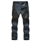 🏆LAST DAY SALE 49% OFF!!🔥Men's Waterproof Winter Trousers with Fleece Lining Cargo Pants