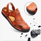 🎁 Hot Sale 49% OFF 🔥Large Size Soft Leather Men's Breathable Outdoor Sandals