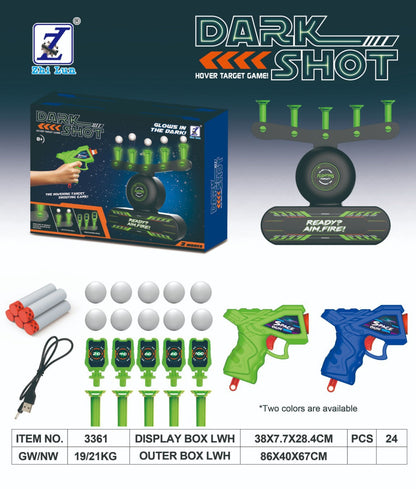 🎁Christmas Sale 49% OFF💓Glow-in-the-Dark Shooting Target Practice Kids Shooting Toy Gun Set