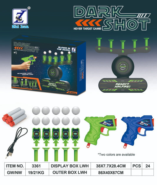 🎁Christmas Sale 49% OFF💓Glow-in-the-Dark Shooting Target Practice Kids Shooting Toy Gun Set