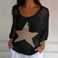 🔥Last Day Promotion 49% OFF🔥💝Women's Fashion Round Neck Crochet Knit Fishnet Top