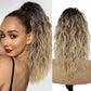 🫧🫧Limited Price ￡11.99-Last Day Promotion 49%OFF🫧Curly Wavy Frizzy Hair Extension with Ponytail