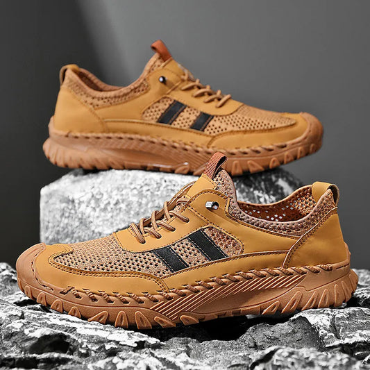 ⏰Limited time 49% off🛒 Men's non-slip breathable leather shoes