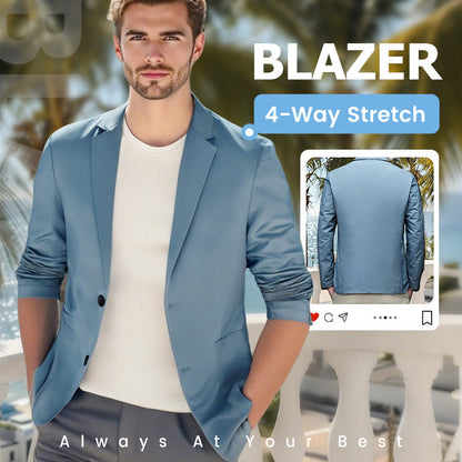 💞50K+ SOLD!👴👔Lightweight Four-Season Blazer – Versatile for all weather. Soft, breathable & easy to wear. Perfect for weddings or Sunday roasts. Look sharp effortlessly. 🥂✨