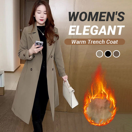 ❄️Winter Sale - 50% OFF🧥Women's Elegant Warm Trench Coat