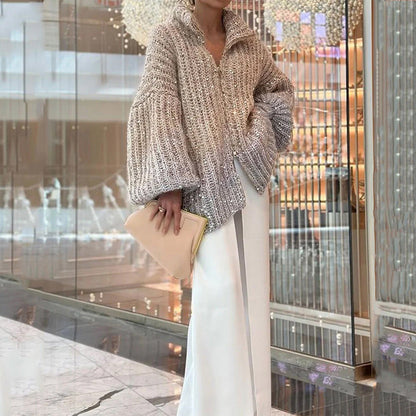 🔥🖤Black Friday Sale:49% OFF🔥Knitted Sweater Jacket With Monochromatic Sequins