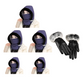 Plush-lined Thickened Thermal Hat with Face Mask for Men and Women