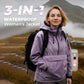 ⏳Limited-time special price £26.99⏰3-in-1 Waterproof Women's Jacket – Rain, Wind & Cold, All Covered