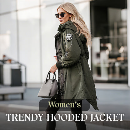 ⏳Limited-time special price £32.99⏰Women's Trendy Long-Sleeve Hooded Jacket