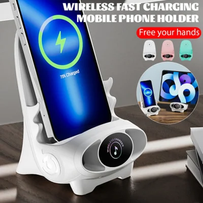🎁 Hot Sale 49% OFF 🔥Mini Chair Wireless Fast Charger Multifunctional Phone Holder