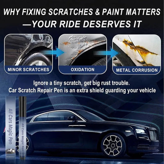 🚗✨ Car Scratch Repair Pen – One Stroke, One Fix🛠️✅