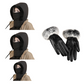 Plush-lined Thickened Thermal Hat with Face Mask for Men and Women