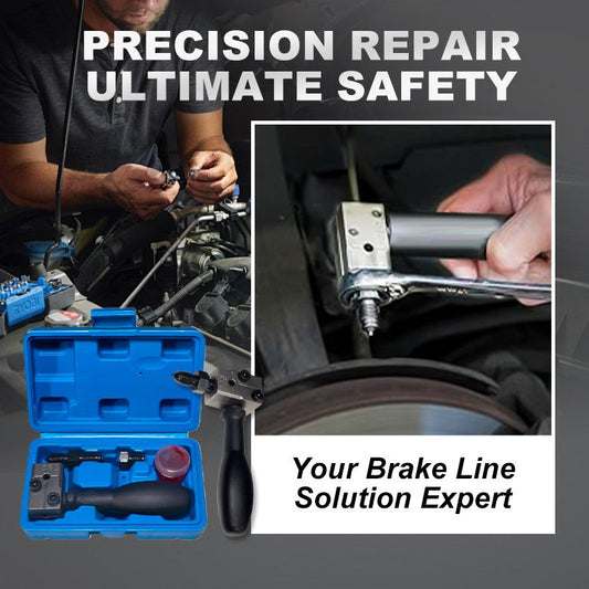 ⏳Time-Limited Special⏰ Professional Brake Line Flaring Tool Kit - Universal Fit for Cars, Trucks & Motorcycles