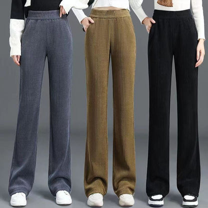 💖LAST DAY PROMOTION - 49%OFF ✨Women's Versatile Simple Stretch Elastic Waist Loose Wide Leg Pants