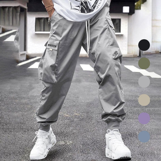 ⏳ Limited-time special offer £16.99⏰Men's Casual Loose Vintage Flap Pocket Jogger Pants