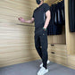 🔥Limited-time 49% discount🔥Men's Casual Sports Short Sleeve Long Pants Two-Piece Set