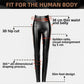 ⏳Limited time 50% discount💥S-shaped PU leather leggings