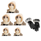 Plush-lined Thickened Thermal Hat with Face Mask for Men and Women