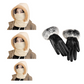 Plush-lined Thickened Thermal Hat with Face Mask for Men and Women