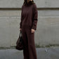 ⏳Limited-time 50% off⏰High-Neck Side-Zip Sweatshirt & Pants Set 👚👖