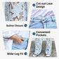 🌸Black Friday HOT SALE 49% Off🌸High Waisted Lace Splicing Jeans