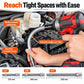 1/2 Inch 35cm Multifunctional Socket Wrench Set - 3 Bendable Shafts, Wrench Extender, Connecting Rod - Work Tools, Cars Accessories, Car Stuff, Field Mechanic Tools