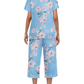 🎁 Hot Sale 49% OFF 🔥 Women's Printed Short Sleeve Top With Khaki Pants Casual Pajama Set