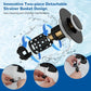 Hibbent Upgraded 3-in-1 Sink Drain Filter, Universal Pop-Up Stopper, Removable Stainless Steel Basket-Shaped Hair Catcher