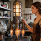 ?LAST DAY 70% OFF??Steampunk Rocket Lamp
