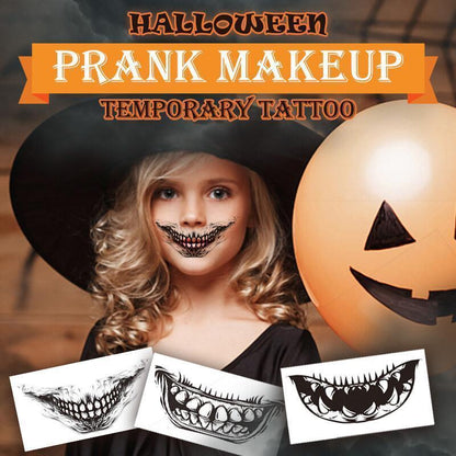 🧛Limited-time offer%49 Halloween Prank Makeup Temporary Tattoo