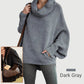 🎉HOT SALE💖Women's Batwing Cowl Neck Sweater with Pockets