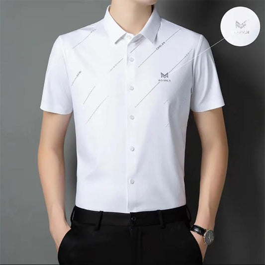 🎉Hot Sale 49% OFF🎉Men's Anti-Wrinkle Ice Silk Shirt
