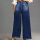 📢📢50% OFF!!⏰Women's Casual High-Rise Wide-Leg Jeans