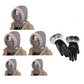 Plush-lined Thickened Thermal Hat with Face Mask for Men and Women