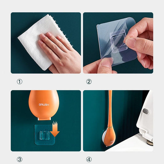 🎁 Hot Sale 49% OFF 🔥Modern Home Flexible Silicone Toilet Brush