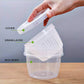 🥬💧 2-in-1 Drain & Store Food Container – Multi-Layer Prep Box for Herbs, Garlic, Ginger & More