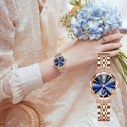 ⏳FLASH SALE! 49% OFF! 🔥Women's Fashionable Diamond Moon Star Watch
