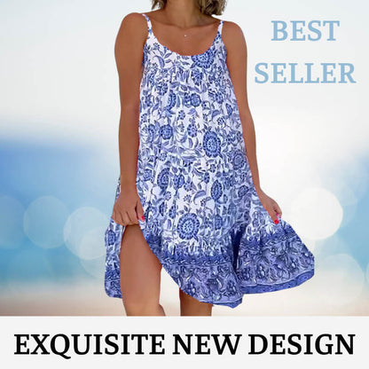 💖LAST DAY SALE 49% OFF💐🔥Floral Printed Camisole Dress🌸🔥