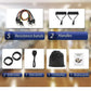 🏋️‍♀️📿 Resistance band set for full-body workouts