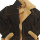 📢📢49 % OFF !!🎅SHEEPSKIN BOMBER JACKET