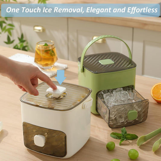 🔥Summer Hot Sale 49% Off🧊Portable Ice Maker with Lid and Storage Box (48 cubes)