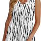 💜LAST DAY PROMOTION - 49%OFF💜Women's Print Flowy Sleeveless V Neck Peplum Tank Tops