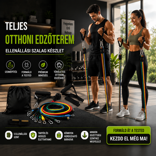 🏋️‍♀️📿 Resistance band set for full-body workouts